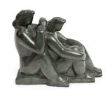 Zwei sitzende Frauen by Karl Hartung contemporary artwork sculpture