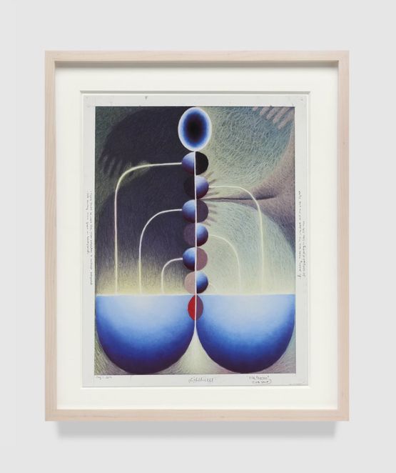 Milk Spout by Loie Hollowell contemporary artwork Works on Paper