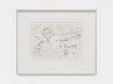 Study for Latent Entities Simurgh by Achraf Touloub contemporary artwork drawing
