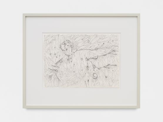 Study for Latent Entities Simurgh by Achraf Touloub contemporary artwork Drawing