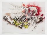 Study of The Toxic Wash Demon by Gajin Fujita contemporary artwork drawing works on paper