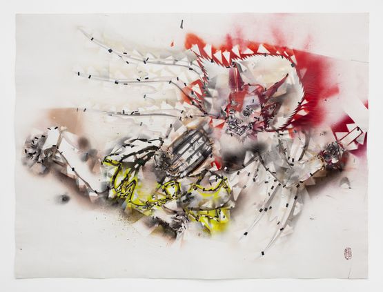 Study of The Toxic Wash Demon by Gajin Fujita contemporary artwork Works on Paper