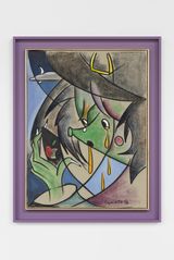 Who is Bewitched by the Poison Apple by Simon Fujiwara contemporary artwork painting