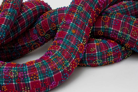 untitled scot multicolor pearls by Lionel Esteve contemporary artwork Sculpture