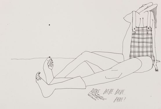 Babe by Christina Quarles contemporary artwork Works on Paper