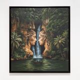 Pilgrimage to the Twin Falls by Daniel Arsham contemporary artwork works on paper