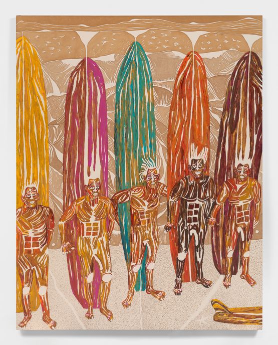 Malibu by Chase Hall contemporary artwork Painting