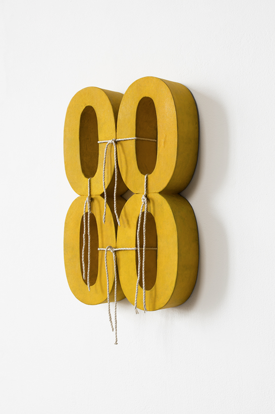 Double Zero with Rope doubled by Ricky Swallow contemporary artwork Mixed Media