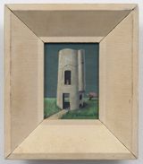 Little Silo by Gertrude Abercrombie contemporary artwork painting works on paper