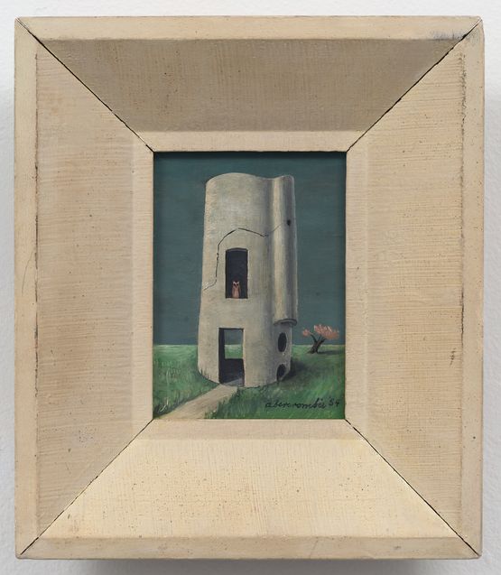Little Silo by Gertrude Abercrombie contemporary artwork Painting