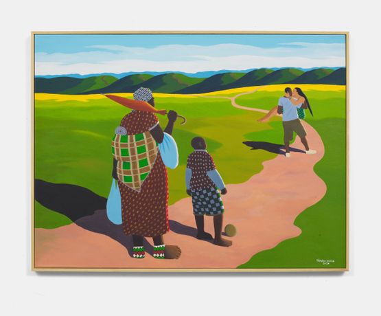 Umthwa Lowembokodo by Sibusiso Duma contemporary artwork Painting