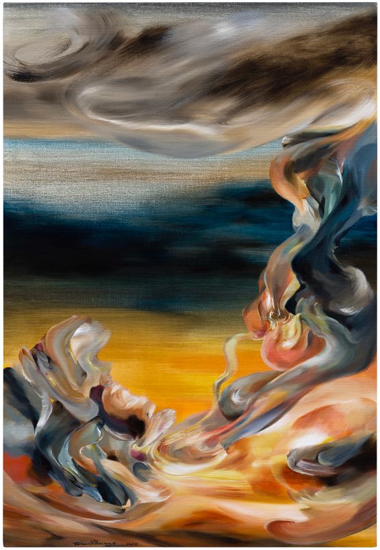 Harmony in the Storm by Wu Shuang contemporary artwork Painting