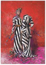 Zweigleich by Jonas Burgert contemporary artwork painting