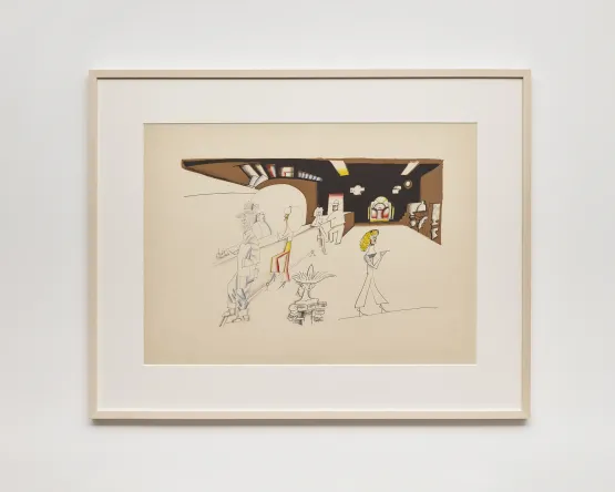 Nebraska by Saul Steinberg contemporary artwork Print