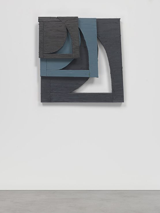 Bits Gray Black and Blue by Wyatt Kahn contemporary artwork Sculpture