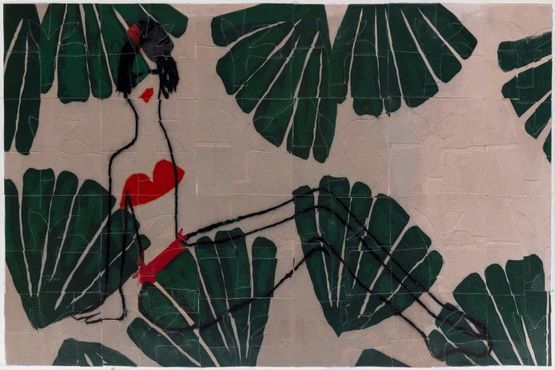 Tatil Vur Patlasn Cal Oynasn by Azade Koker contemporary artwork Painting