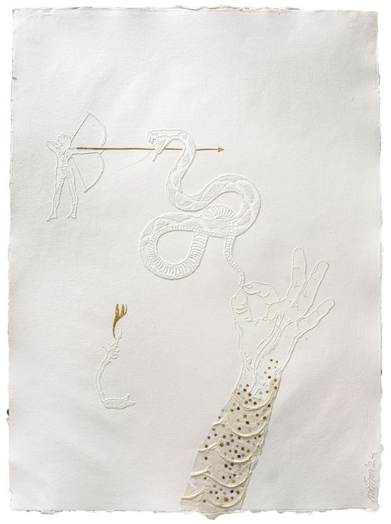 trading a metaphor by Mithu Sen contemporary artwork Painting