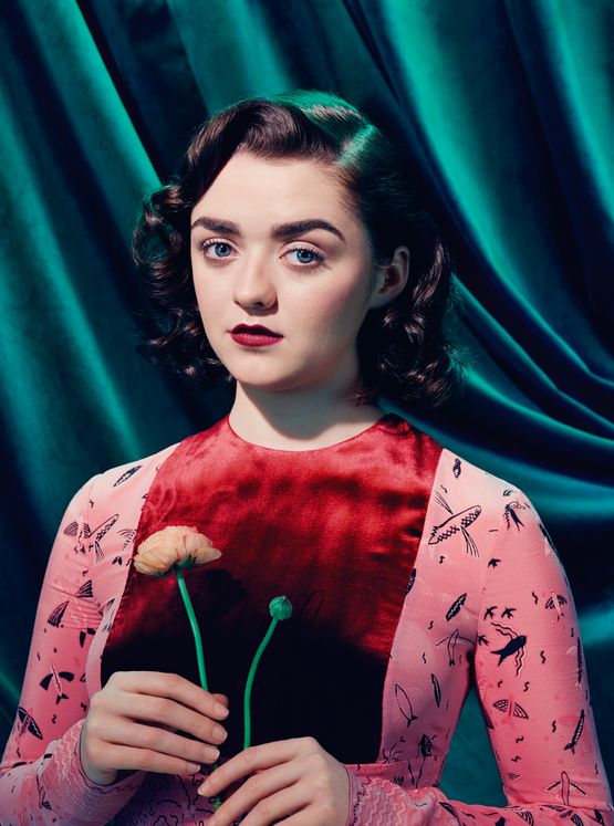 Maisie Williams by Miles Aldridge contemporary artwork Photography