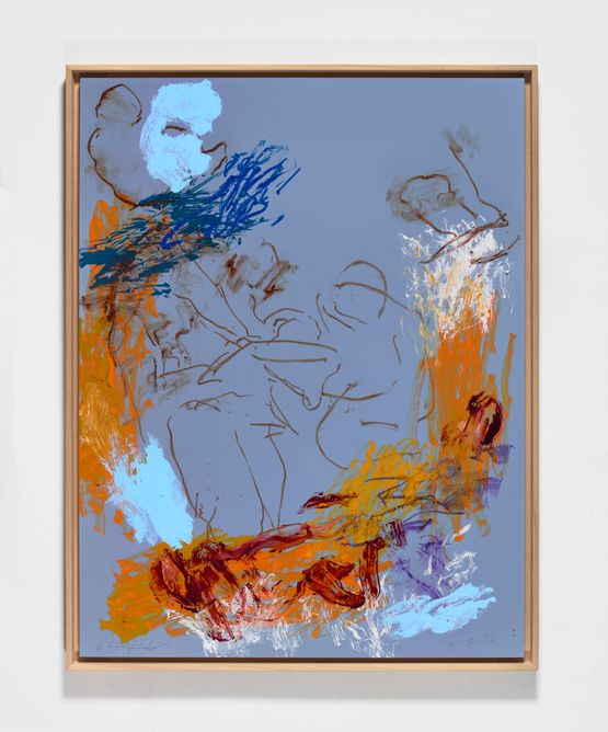 Painting No. 4 2022 5.8.22 by Oliver Lee Jackson contemporary artwork Painting