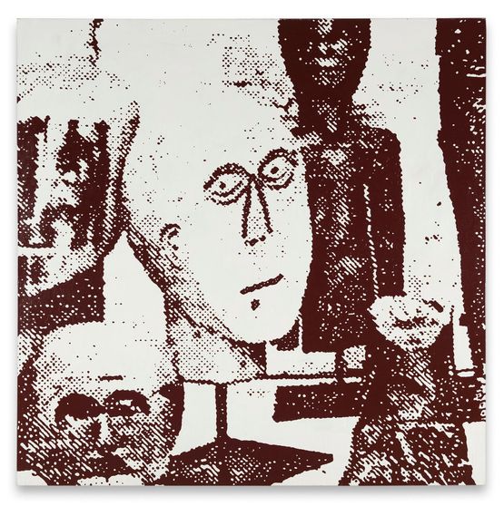 Untitled Ex Voto by Walter Dahn contemporary artwork Painting