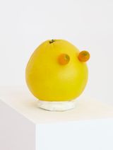 Cabeca de laranja Orange head by Joao Maria Gusmao  Pedro Paiva contemporary artwork sculpture
