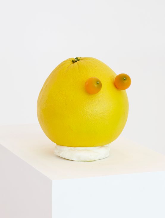 Cabeca de laranja Orange head by Joao Maria Gusmao  Pedro Paiva contemporary artwork Sculpture