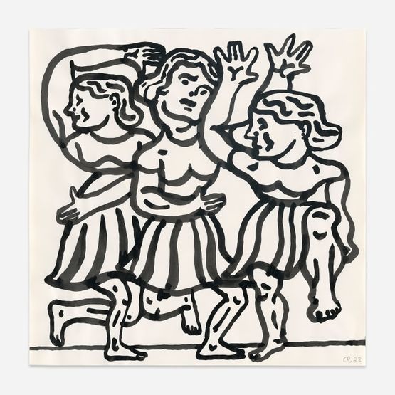 untitled 17 by Christoph Ruckhaberle contemporary artwork Drawing