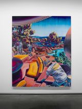 Palais Bulles conversation pit  Theoule-sur-Mer by Rex Southwick contemporary artwork painting