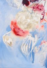 Sphere by Araminta Blue contemporary artwork painting works on paper