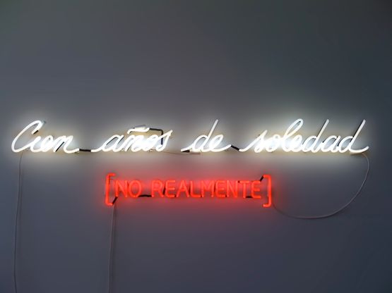 Cien Anos de Soledad No Realmente by Alfredo Jaar contemporary artwork Sculpture