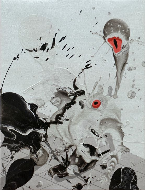 Through that light III by Jose Castiella contemporary artwork Painting