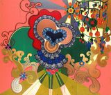 Romantico Americano by Beatriz Milhazes contemporary artwork painting
