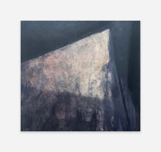 Mountain at Night I by Ornulf Opdahl contemporary artwork Painting