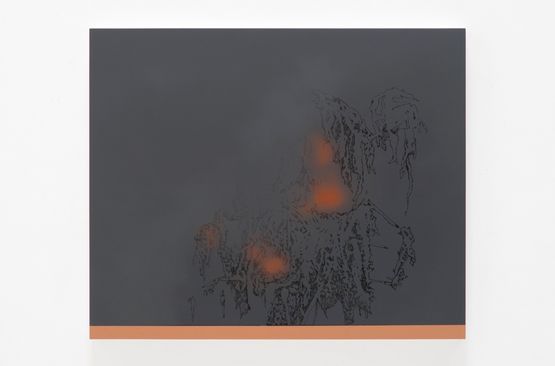 Bogeyman Landscape smaller by Whitney Bedford contemporary artwork Mixed Media