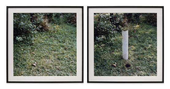 Earth Plug by Keith Arnatt contemporary artwork Photography