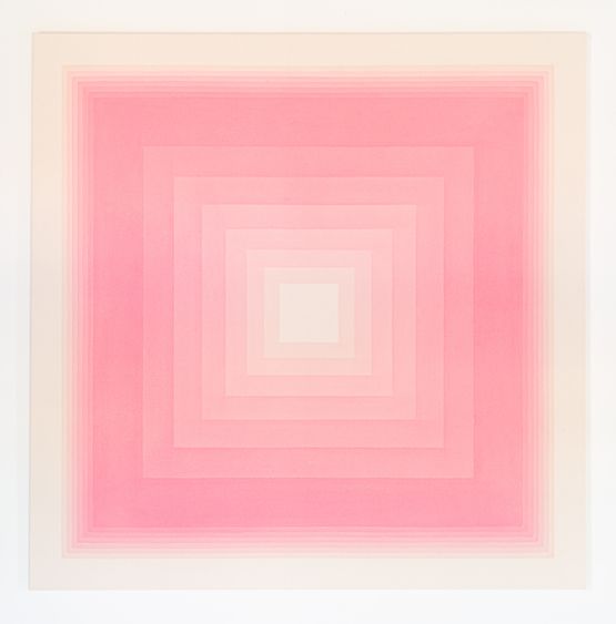 Here Now VII Pink by Abdus Salaam contemporary artwork Painting