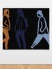 Nighttime 3. by Julian Opie contemporary artwork Sculpture