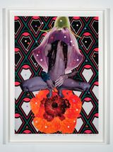 inside another  land 44 by Del Kathryn Barton contemporary artwork mixed media