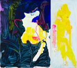 somewhere on the edge of you by Tom Polo contemporary artwork painting