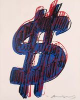 Dollar Sign by Andy Warhol contemporary artwork print