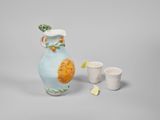 Pitcher with Dixie Cups  Lemons by Sonia Boyajian contemporary artwork sculpture