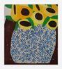 Sunflowers and acorns by Galina Munroe contemporary artwork Painting