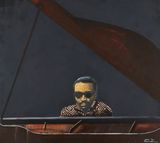 Cecil Taylor by Sam Nhlengethwa contemporary artwork mixed media