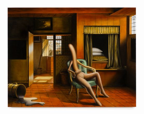 Inventing Leisure by Emily Mae Smith contemporary artwork Painting
