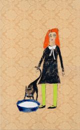 Milk by Jenny Watson contemporary artwork painting