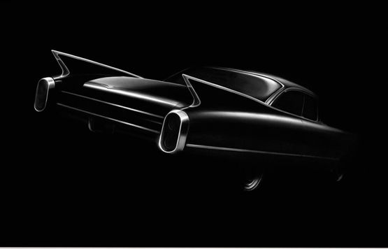 Cadillac by Robert Longo contemporary artwork Print
