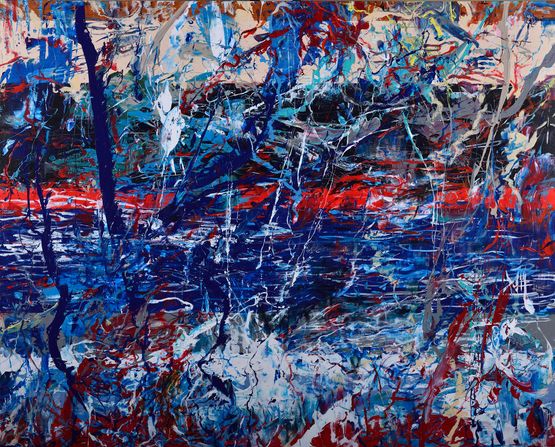 Reaction-Dawu by Ava Hsueh contemporary artwork Painting