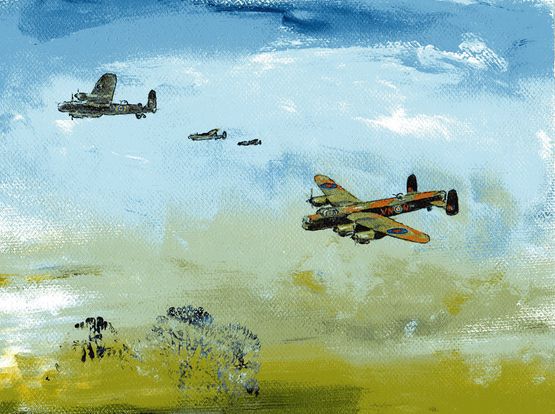 Ghost Lancaster Kent by Tim Johnson contemporary artwork Painting