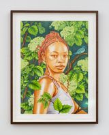 Jouifsoif Esther Itoremekesi Study by Kehinde Wiley contemporary artwork works on paper