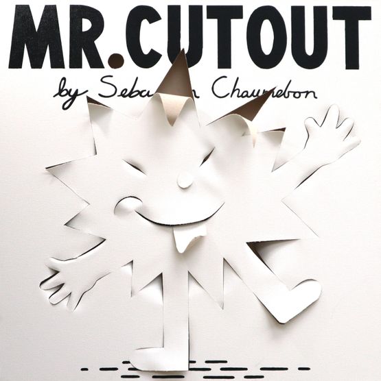 MR CUTOUT by Sebastian Chaumeton contemporary artwork Painting